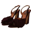 Dolce & Gabbana Women's Elegant Purple Suede Heels Sandals