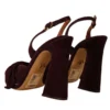 Dolce & Gabbana Women's Elegant Purple Suede Heels Sandals