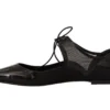 Dolce & Gabbana Women's Elegant Pointed Toe Lace-Up Ballerina Flats