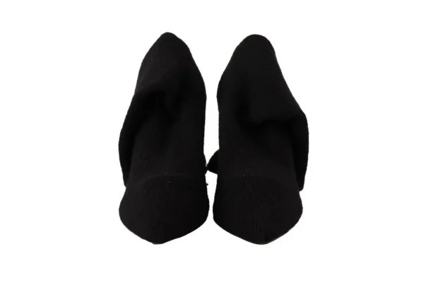 Dolce & Gabbana Women's Elegant Stretch Socks Boots in Black