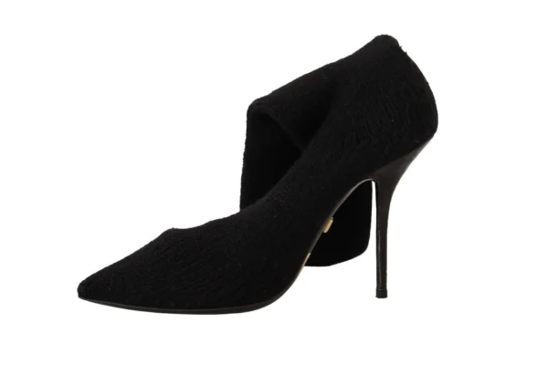 Dolce & Gabbana Women's Elegant Stretch Socks Boots in Black