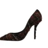 Dolce & Gabbana Women's Elegant Multicolor Tweed Pumps
