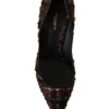 Dolce & Gabbana Women's Elegant Multicolor Tweed Pumps