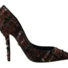 Dolce & Gabbana Women's Elegant Multicolor Tweed Pumps