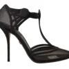 Dolce & Gabbana Women's Elegant Mesh T-Strap Stiletto Pumps