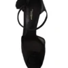 Dolce & Gabbana Women's Elegant Black Mesh Heels Pumps