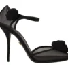 Dolce & Gabbana Women's Elegant Black Mesh Heels Pumps