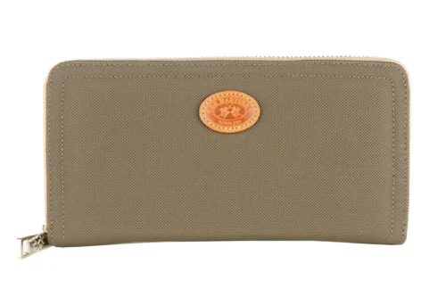 La Martina  Green PVC Women Wallet with Calfskin Accents