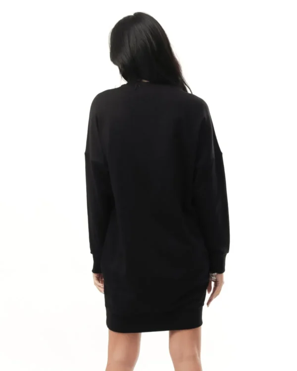 Love Moschino Women's Black Cotton Women Dress