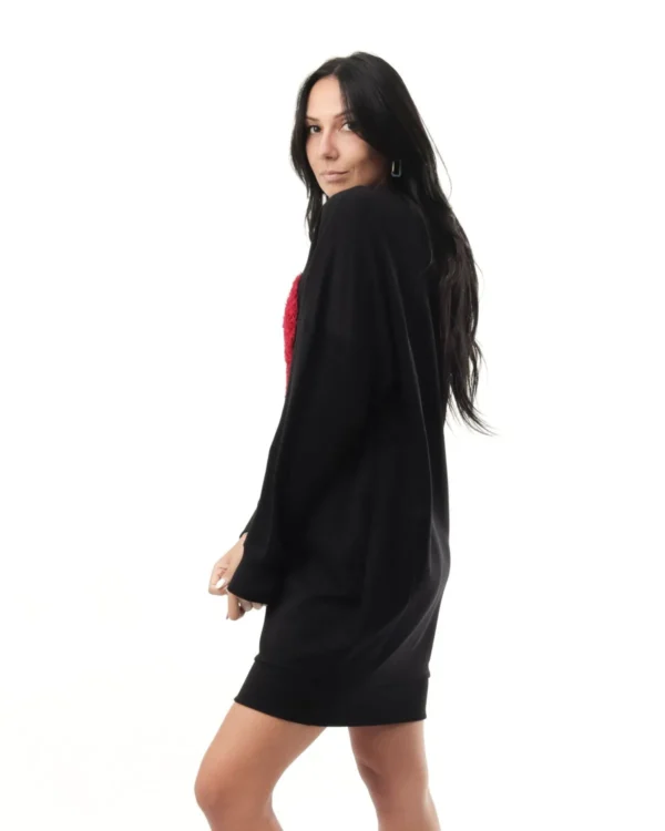 Love Moschino Women's Black Cotton Women Dress