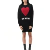 Love Moschino Women's Black Cotton Women Dress