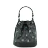 COACH Women's Dempsey 15 Small Snowflake Print Graphite Coated Canvas Bucket Bag