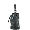 COACH Women's Dempsey 15 Small Snowflake Print Graphite Coated Canvas Bucket Bag