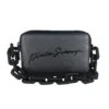 Plein Sport Women's Elegant Black Double Zip Handbag