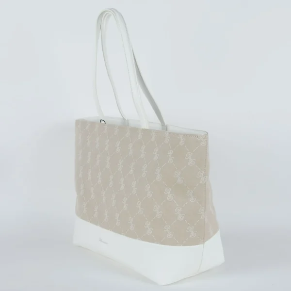 Blumarine White Cotton Women Shoulder Bag