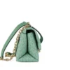Michael Kors Women's Cece Small Sea Green Signature PVC Convertible Flap Crossbody Bag
