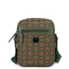 MCM Women's Klassik Mini Winter Moss Visetos Leather Multifunction Crossbody Handbag Green
