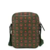 MCM Women's Klassik Mini Winter Moss Visetos Leather Multifunction Crossbody Handbag Green