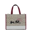 COACH Women's Dempsey Medium Lunar New Year Rabbit Signature Carryall Tote Bag