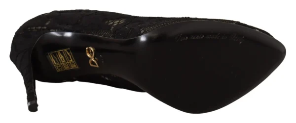 Dolce & Gabbana Women's Elegant Stretch Sock Boots in Sleek Black