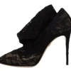 Dolce & Gabbana Women's Elegant Stretch Sock Boots in Black