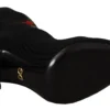 Dolce & Gabbana Women's Elegant Sock Boots with Red Roses Detail