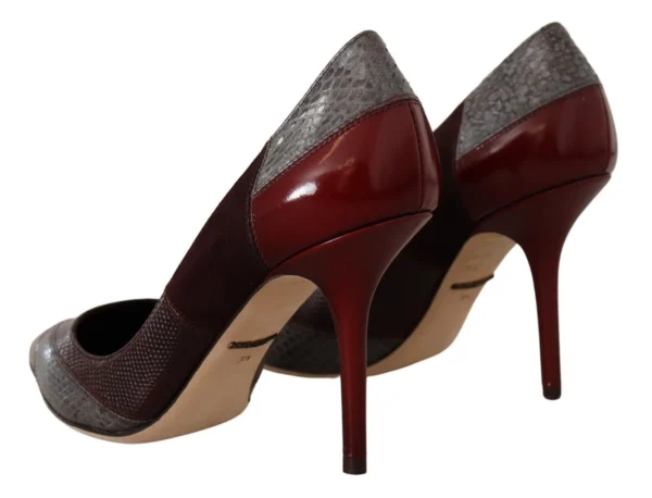 Dolce & Gabbana Women's Multicolor Exotic Leather Heels Pumps