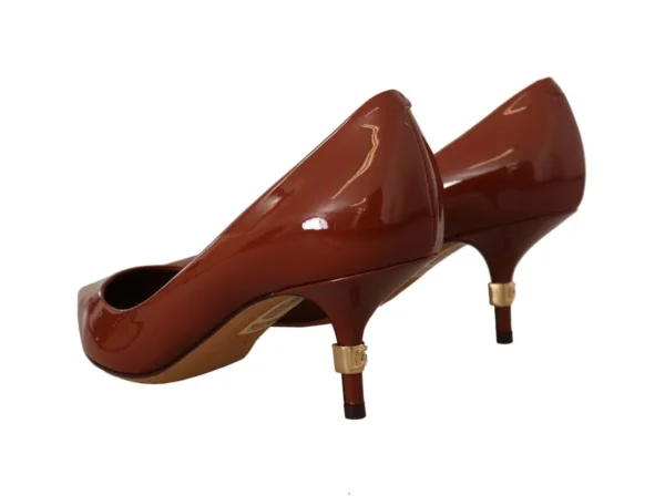 Dolce & Gabbana Women's Elegant Patent Leather Heels Pumps