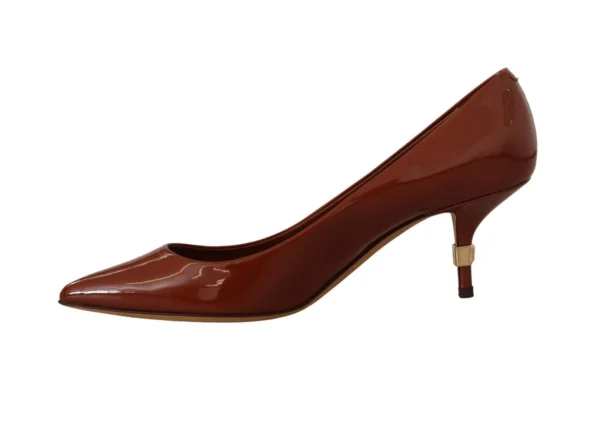 Dolce & Gabbana Women's Elegant Patent Leather Heels Pumps