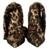 Dolce & Gabbana Women's Elegant Leopard Sequin Knee-High Boots