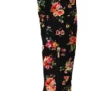 Dolce & Gabbana Women's Floral Charmeuse Knee High Boots