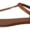 Dolce & Gabbana Women's Elegant Leather T-Strap Flat Sandals