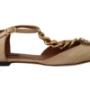 Dolce & Gabbana Women's Elegant Heart Devotion Chain Embellished Sandals