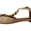 Dolce & Gabbana Women's Elegant Heart Devotion Chain Embellished Sandals