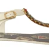 Dolce & Gabbana Women's T-Strap Heart Crystal Embellished Sandals