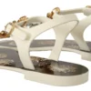 Dolce & Gabbana Women's T-Strap Heart Crystal Embellished Sandals