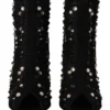 Dolce & Gabbana Women's Embellished Crystal Short Boots