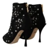 Dolce & Gabbana Women's Embellished Crystal Short Boots