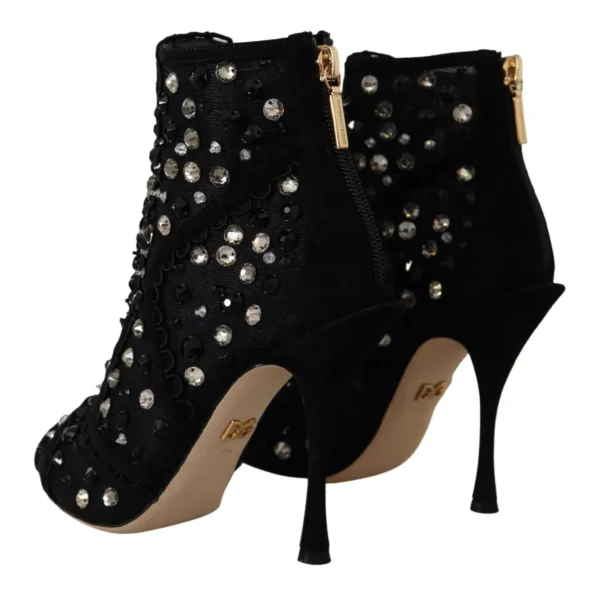 Dolce & Gabbana Women's Embellished Crystal Short Boots