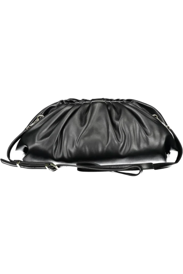Guess Jeans Black Polyurethane Women Clutch