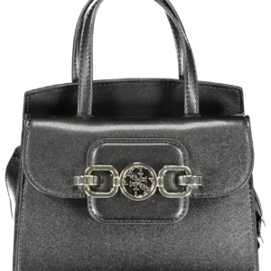 Tommy Hilfiger Black Polyurethane Women Handbag