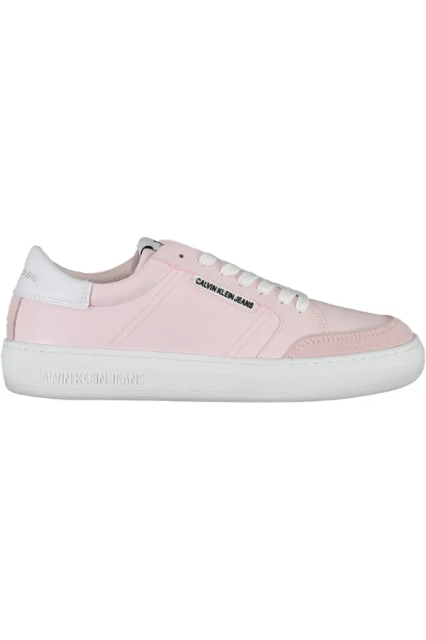 Calvin Klein Women's Pink Polyester Women Sneaker