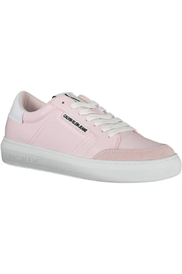 Calvin Klein Women's Pink Polyester Women Sneaker