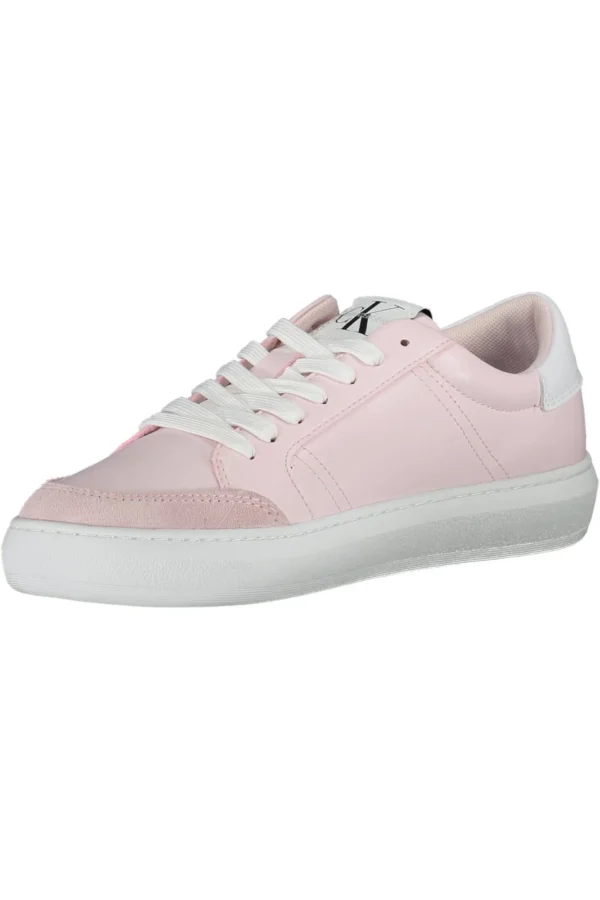 Calvin Klein Women's Pink Polyester Women Sneaker