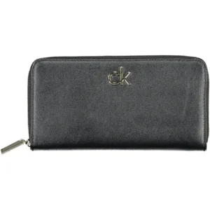 Tommy Hilfiger Black Leather Women Wallet