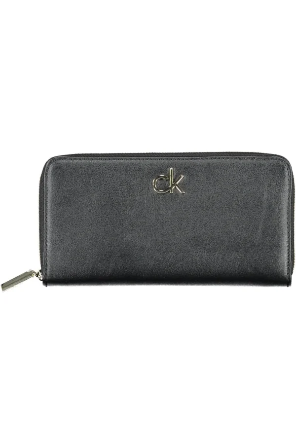 Calvin Klein Black Polyester Women Wallet