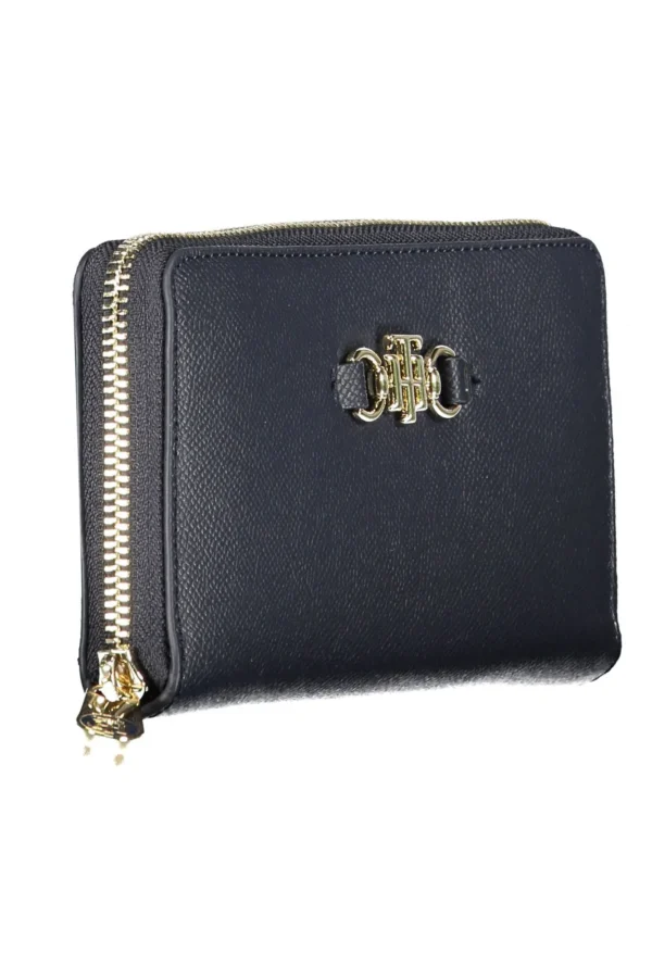 Tommy Hilfiger Blue Polyurethane Women Wallet