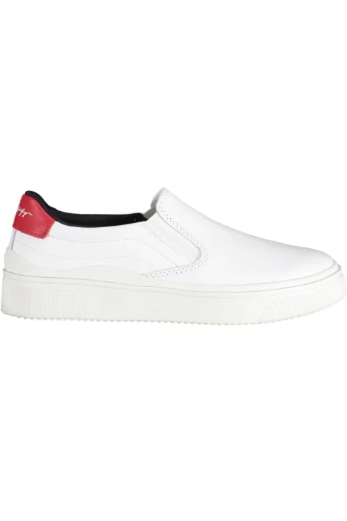 Tommy Hilfiger Women's White Polyester Women Sneaker