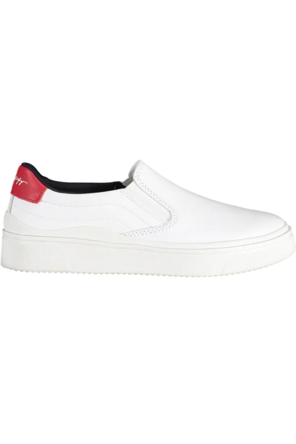 Tommy Hilfiger Women's White Polyester Women Sneaker
