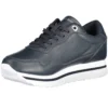 Tommy Hilfiger Women's Blue Leather Women Sneaker